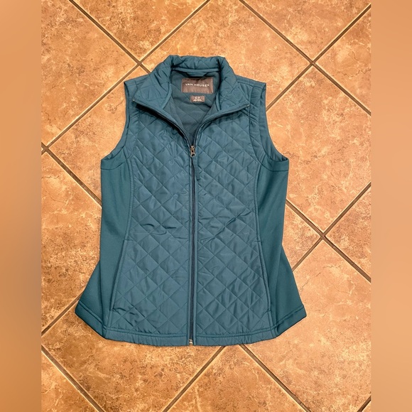 New Teal Van Heusen Vest Size S/P - Picture 1 of 4